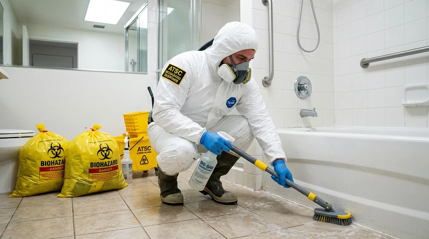 Decontamination equipment deployed for Blood Cleanup in Firebaugh
